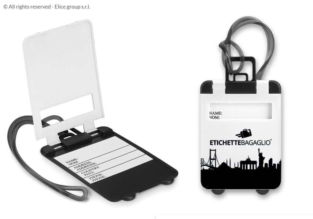 TTOA Etichetta Bagaglio A Forma Di Lama - Cartellino Identificativo In Silicone Per Valigia, Colorato E Simpatico