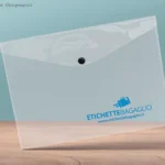 Cartellina porta documenti in plastica Trasparente per formato A4