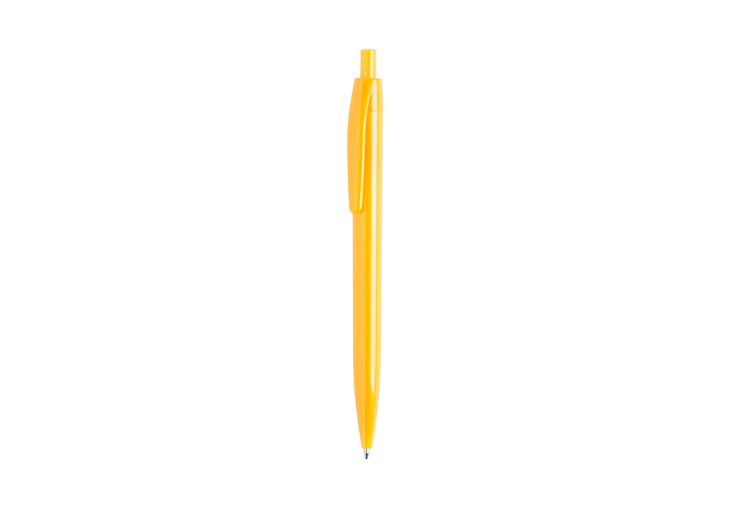 Penna a sfera push-up giallo