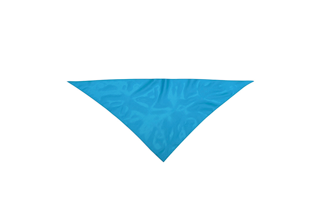 Bandana oversize triangolare azzurro