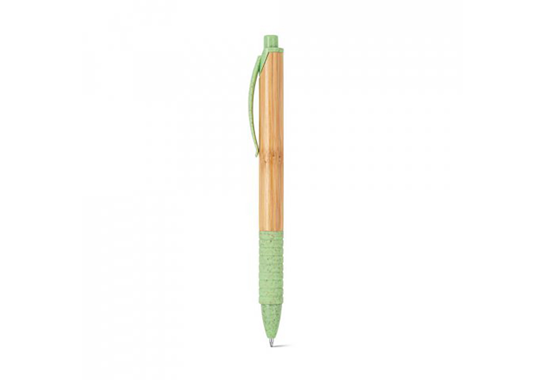 Penna a sfera in bambù verde
