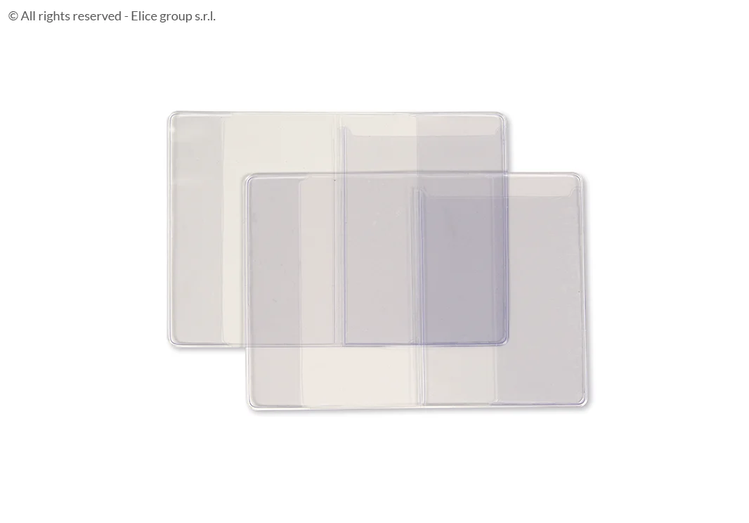 Copertina trasparente porta passaporto stampa 1 colore