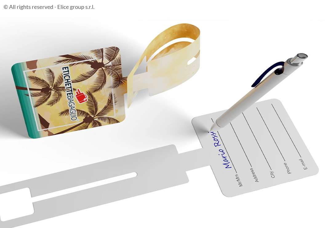 Etichetta per Valigia Quadrata - immagine 2