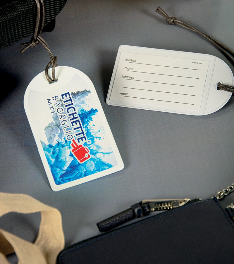 Menu etichette bagaglio