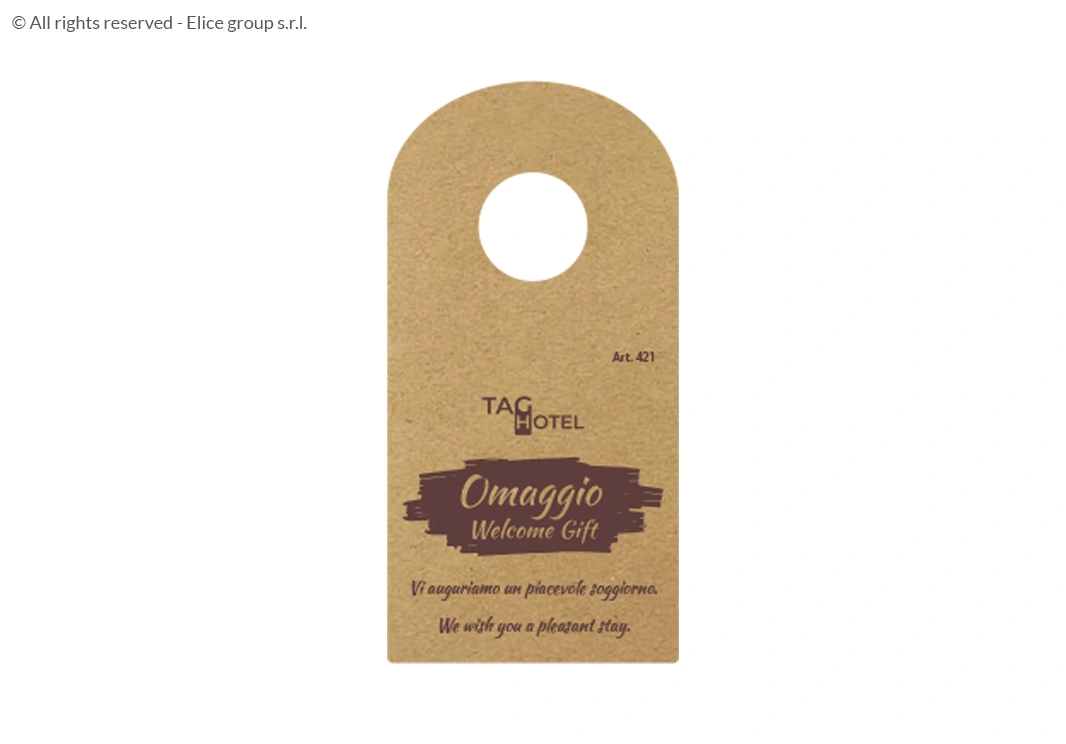 Cartellino per bottiglie con Chiusura Stretta - immagine 3