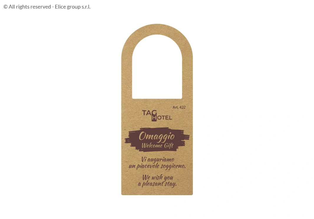 Cartellino per bottiglie con finestra - immagine 3