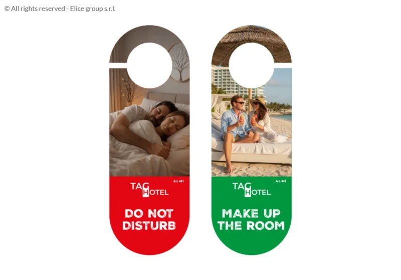 Cartellino non disturbare per Hotel