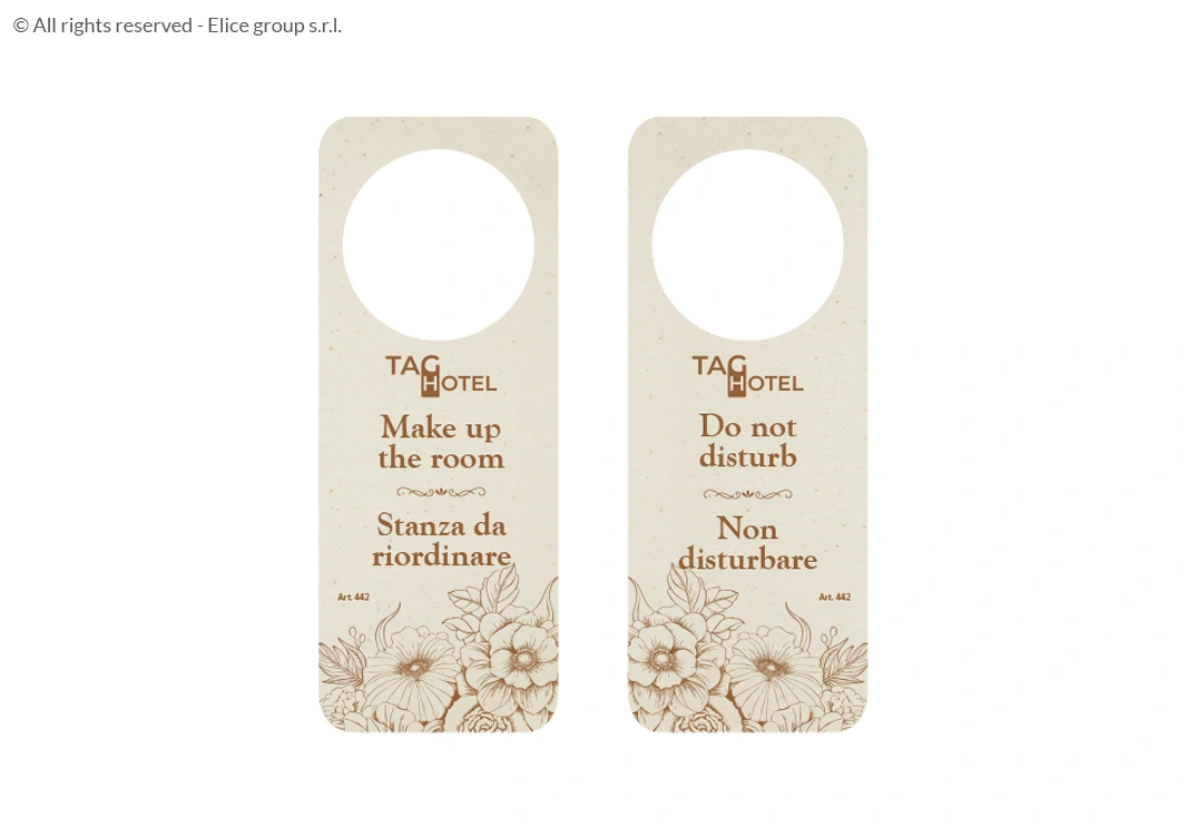 Cartellino non disturbare rettangolare piccolo - immagine 5