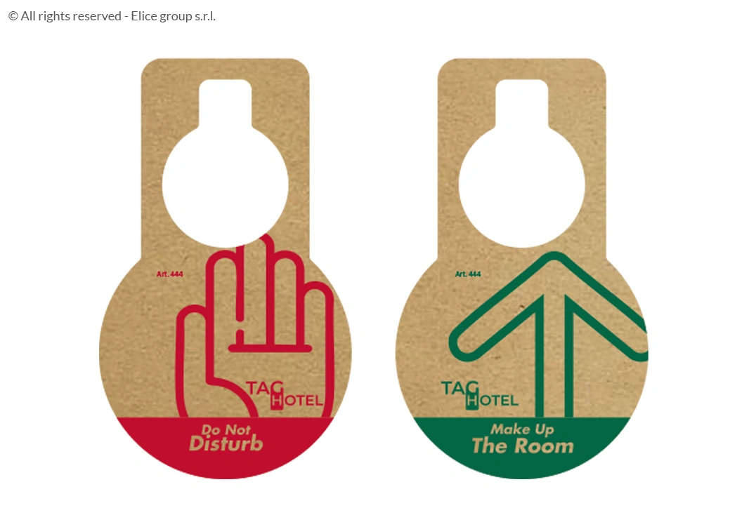 Cartellino non disturbare rotondo - immagine 4