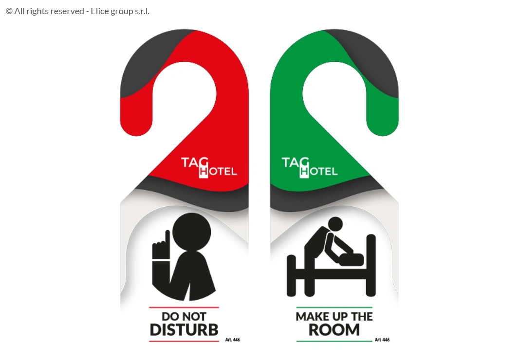Cartellino non disturbare a uncino - immagine 3