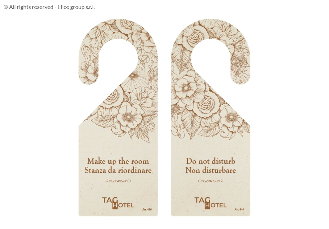 Cartellino non disturbare a uncino - immagine 4