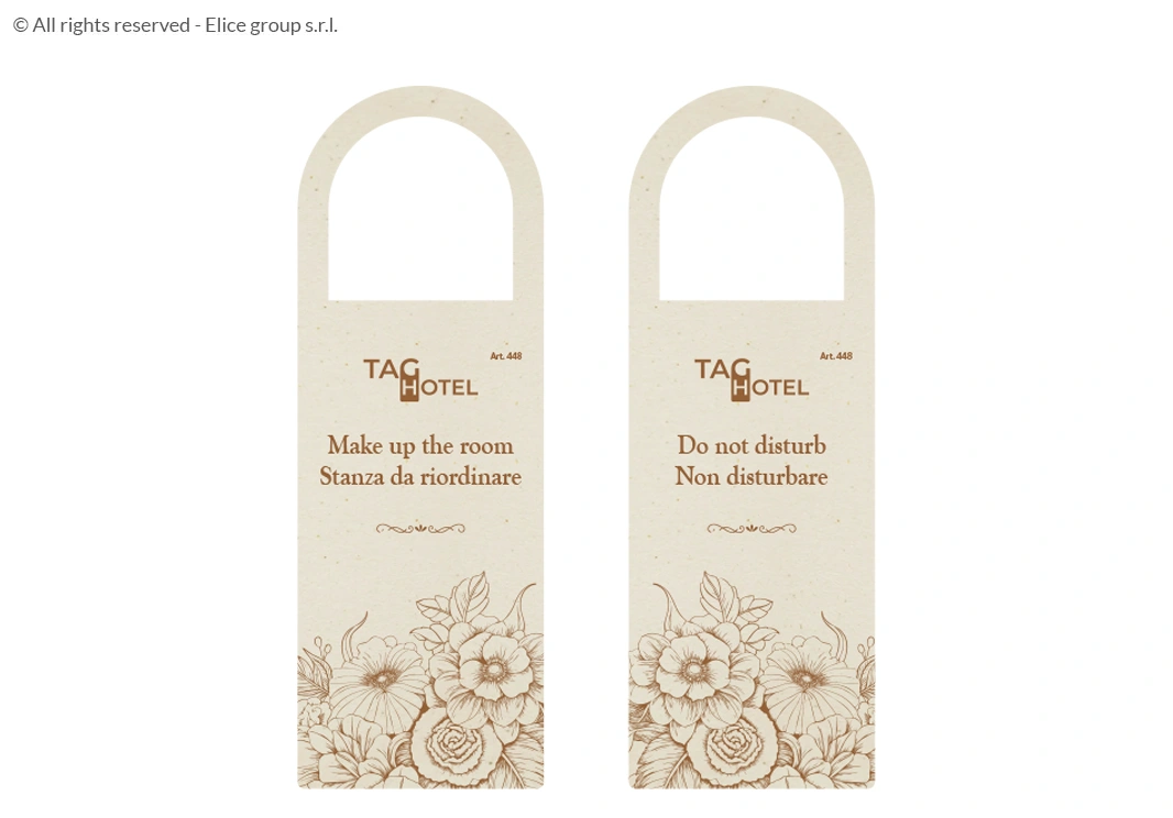 Cartellino non disturbare con finestra - immagine 5