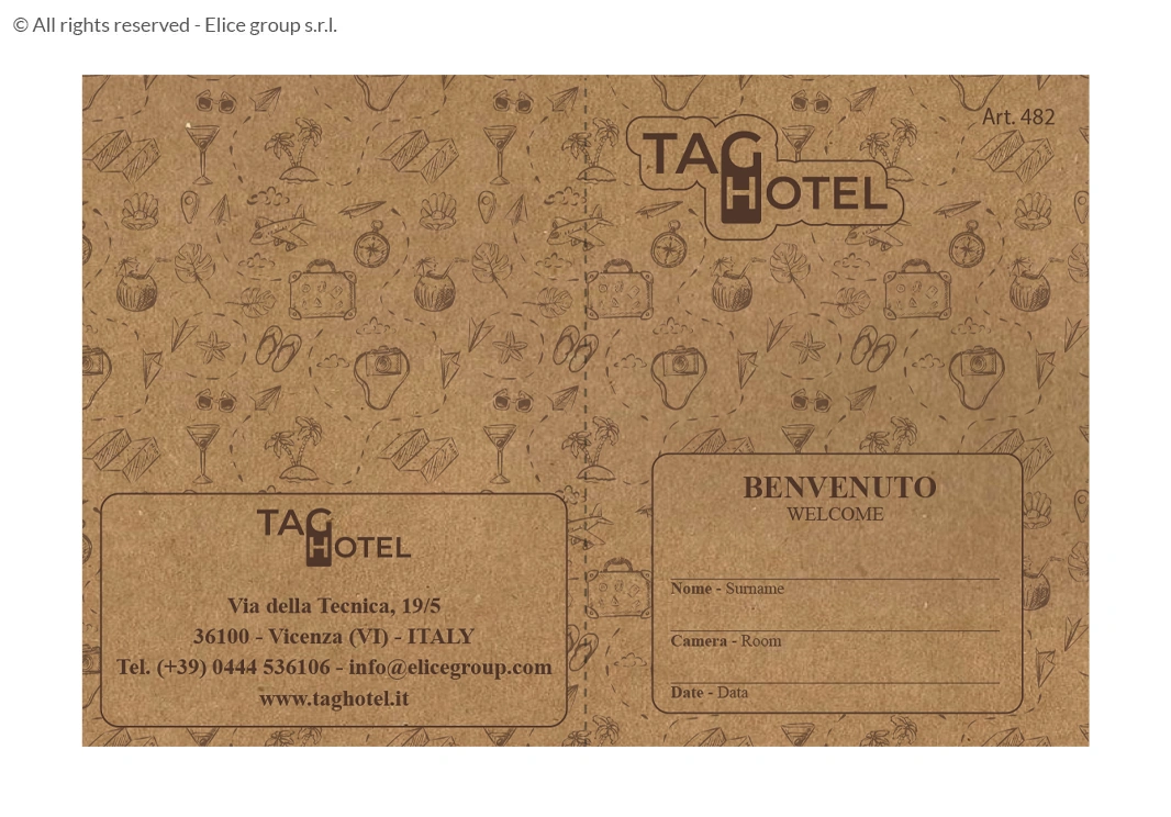 Key Holder Porta-chiavi con Tasca Rotonda 15x10 cm - immagine 4