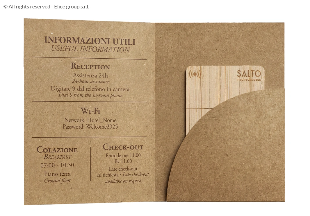 Key Holder Porta-chiavi con Tasca Rotonda 15x10 cm