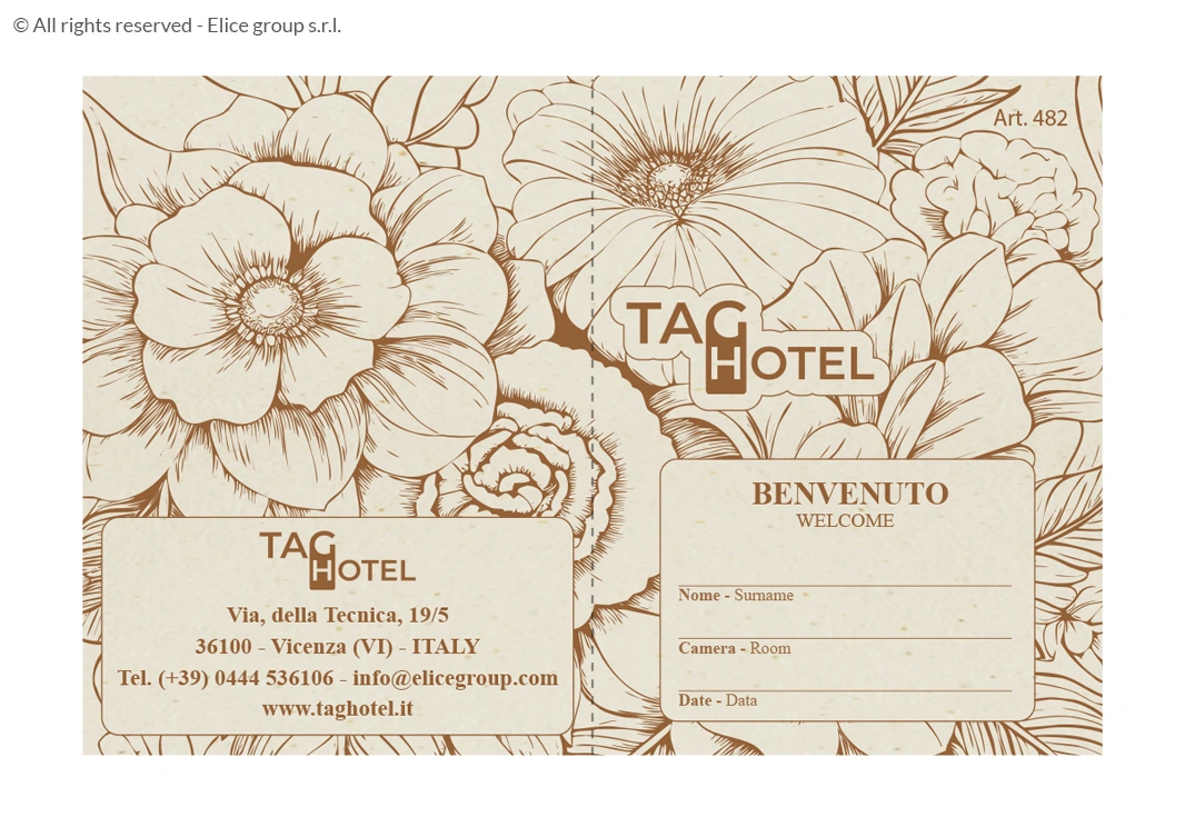 Key Holder Porta-chiavi con Tasca Rotonda 15x10 cm - immagine 2