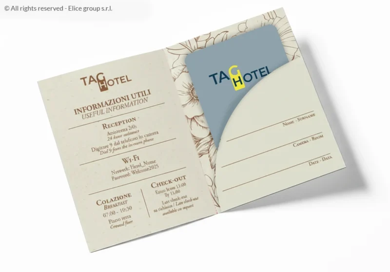 Key Holder con Tasca Incollata