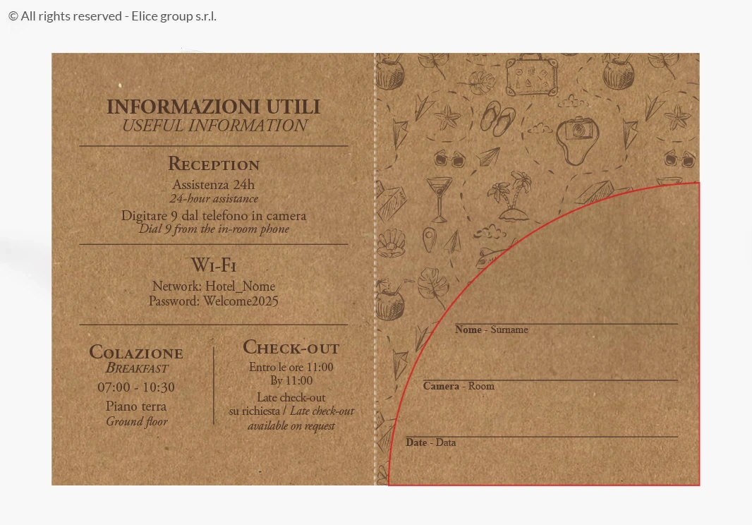 Key Holder con Tasca Incollata - immagine 4