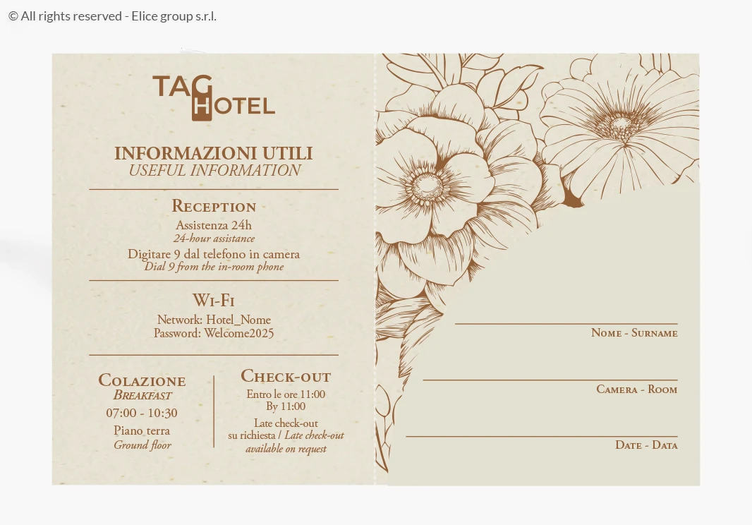 Key Holder con Tasca Incollata - immagine 2