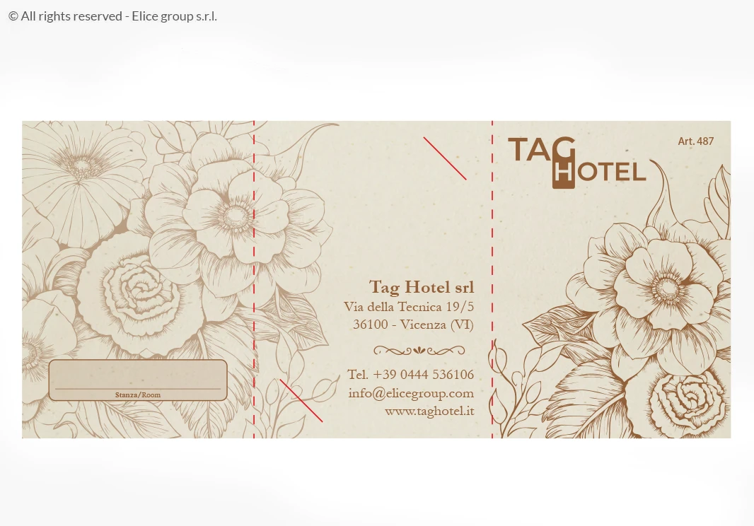 Key Holder Porta Card a Tre Ante 22,3x10 cm - immagine 6